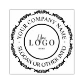 Personalisiertes Firmenlogo Gummistempel (Prägung)