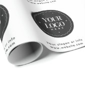 Personalisiertes Firmenlogo  | Individuelles Gesch Geschenkpapier (Rolleneckpunkt)