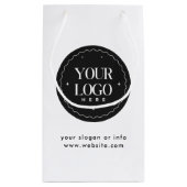 Personalisiertes Firmenlogo  | Individuelles Gesch Kleine Geschenktüte (Rückseite)