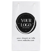 Personalisiertes Firmenlogo  | Individuelles Gesch Kleine Geschenktüte (Vorderseite)