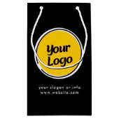 Personalisiertes Firmenlogo  | Individuelles Gesch Kleine Geschenktüte (Rückseite)