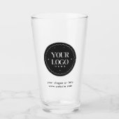 Personalisiertes Firmenlogo | Individuelles Geschä Glas (Vorderseite)