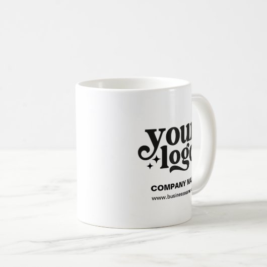 Personalisiertes Firmenlogo Kaffeetasse (VorderseiteRechts)