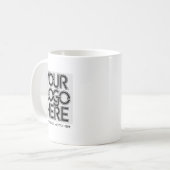 Personalisiertes Firmenlogo Kaffeetasse (Vorderseite Links)