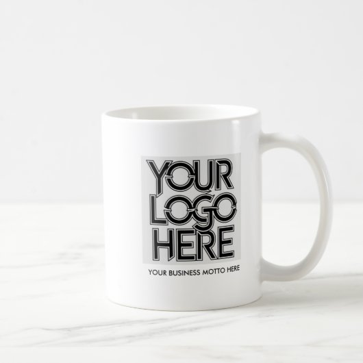 Personalisiertes Firmenlogo Kaffeetasse (Rechts)