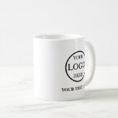 Personalisiertes Firmenlogo Kaffeetasse (VorderseiteRechts)