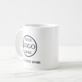 Personalisiertes Firmenlogo Kaffeetasse (Vorderseite Links)