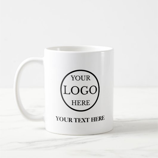 Personalisiertes Firmenlogo Kaffeetasse (Links)