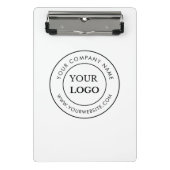 Personalisiertes Firmenlogo Mini Klemmbrett (Vorderseite)