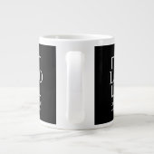 Personalisiertes Firmenlogo-Mitarbeitergeschenk Jumbo-Tasse (Rückseite)
