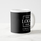 Personalisiertes Firmenlogo-Mitarbeitergeschenk Jumbo-Tasse (Vorderseite Rechts)