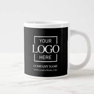 Personalisiertes Firmenlogo-Mitarbeitergeschenk Jumbo-Tasse