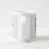 Personalisiertes Firmenlogo-Mitarbeitergeschenk Jumbo-Tasse (Rückseite)