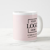 Personalisiertes Firmenlogo-Mitarbeitergeschenk Jumbo-Tasse (Vorderseite Rechts)