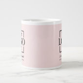 Personalisiertes Firmenlogo-Mitarbeitergeschenk Jumbo-Tasse (Vorderseite)