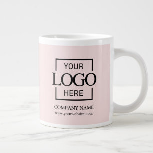 Personalisiertes Firmenlogo-Mitarbeitergeschenk Jumbo-Tasse