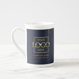 Personalisiertes Firmenlogo-Mitarbeitergeschenk Porzellantasse