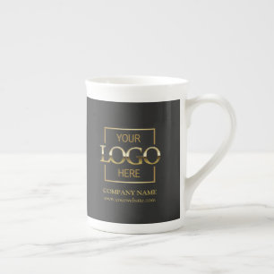 Personalisiertes Firmenlogo-Mitarbeitergeschenk Porzellantasse