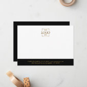 Personalisiertes Firmenlogo Mitteilungskarte (Vorderseite/Rückseite Beispiel)