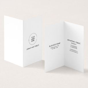 Personalisiertes Firmenlogo Modernes, vertikal gek Visitenkarten