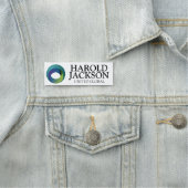 Personalisiertes Firmenlogo Namensschild (Beispiel)