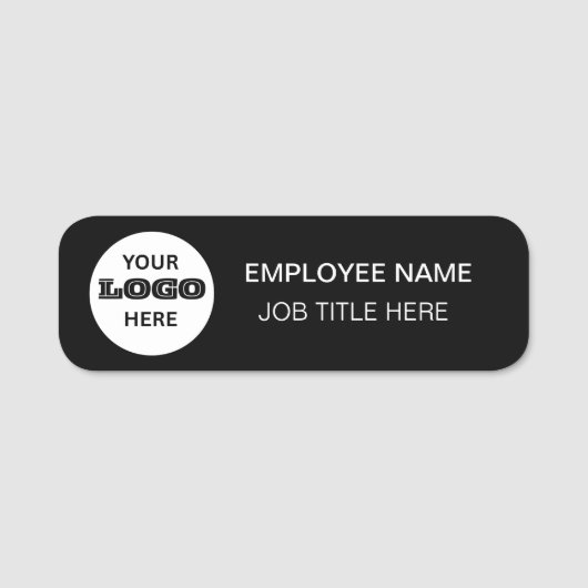 Personalisiertes Firmenlogo Namensschild (Vorderseite)