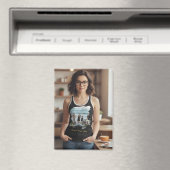 Personalisiertes Firmenlogo oder Bildrechteck Magnet (In Situ (Geschirrspüler))