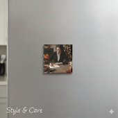 Personalisiertes Firmenlogo oder quadratisches Bil Magnet