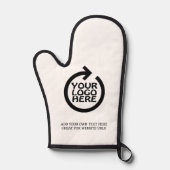 Personalisiertes Firmenlogo Ofenhandschuh (Vorderseite)