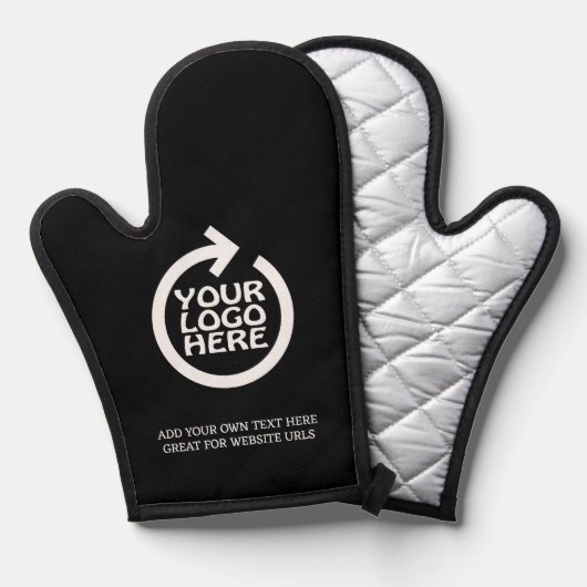 Personalisiertes Firmenlogo Ofenhandschuh (Vorderseite/Rückseite)