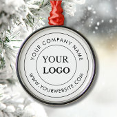 Personalisiertes Firmenlogo Ornament Aus Metall