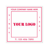 Personalisiertes Firmenlogo Permastempel (Design)