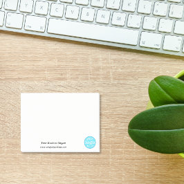 Personalisiertes Firmenlogo Post-it Klebezettel