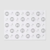 Personalisiertes Firmenlogo Seidenpapier (Vorderseite)