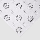 Personalisiertes Firmenlogo Seidenpapier (Ausschnitt)