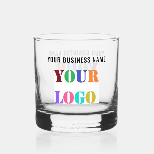Personalisiertes Firmenlogo und benutzerdefinierte Whiskyglas (Vorderseite)