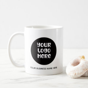 Personalisiertes Firmenlogo und Name  Kaffeetasse