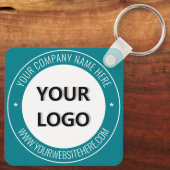 Personalisiertes Firmenlogo und Schlüsselanhänger (Rückseite)