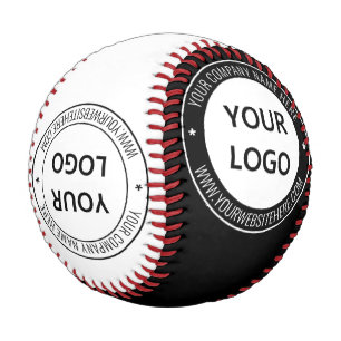 Personalisiertes Firmenlogo und Text-Baseball Baseball