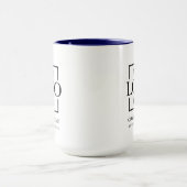 Personalisiertes Firmenlogo Werbe Büro Tasse (Zentrum)