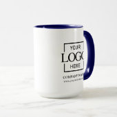 Personalisiertes Firmenlogo Werbe Büro Tasse (VorderseiteRechts)
