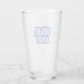 Personalisiertes Firmenlogo Werbe-Massenbier Glas (Rückseite)