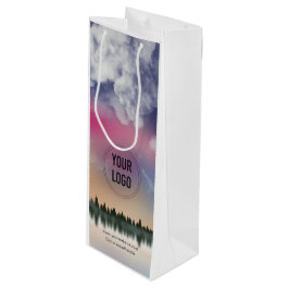 Personalisiertes Firmenlogo | Werbeunternehmen Geschenktüte Für Weinflaschen