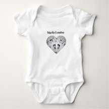 Personalisiertes Fische-Baby-Body