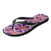 Personalisiertes Flag-Design Badesandalen (Schrägansicht)