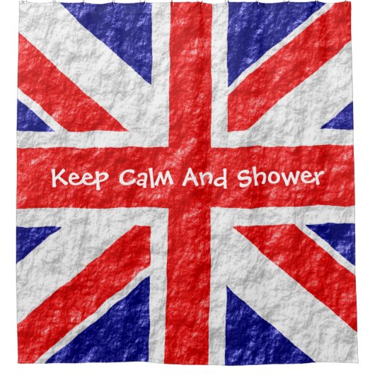 Personalisiertes Flag-Design Duschvorhang (Vorderseite)