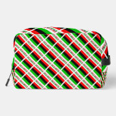 Personalisiertes Flag-Green in der amerikanischen  Waschbeutel (Rückseite)