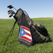 Personalisiertes, Flag Puerto Rico Golf Handtuch (Gras)
