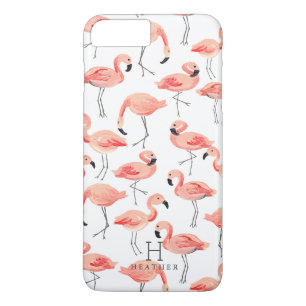 Personalisiertes   Flamingo-Party iPhone 8 Plus/7 Plus Hülle