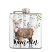 Personalisiertes Flasenschild Flachmann (Vorderseite)